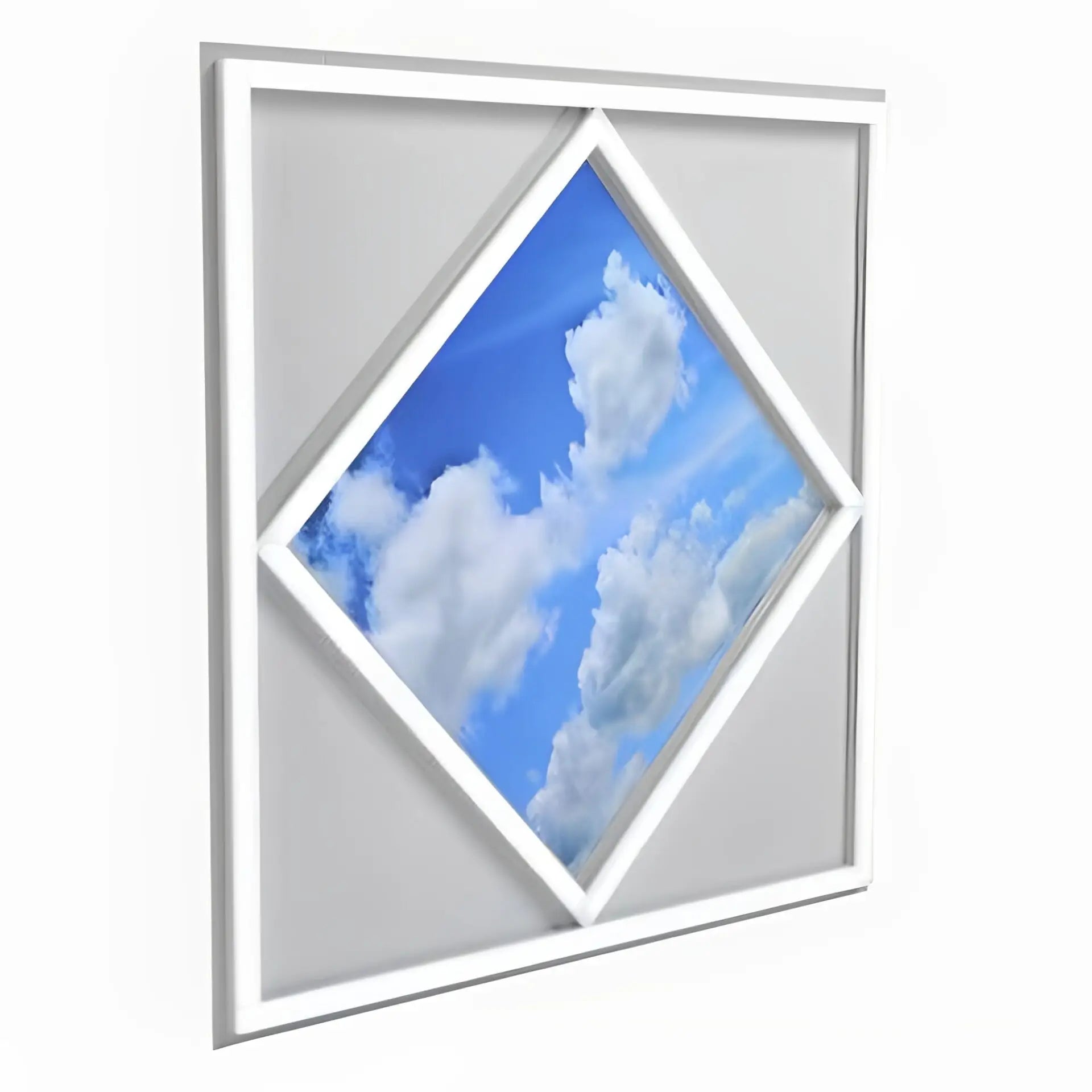 Diamond Shape Sky LED Ceiling Panel Light | 600mm x 600mm | Anti-Yellowing