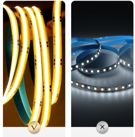 Warm White 3000K FLEXIBLE COB LED STRIP LIGHTS - Eledtric