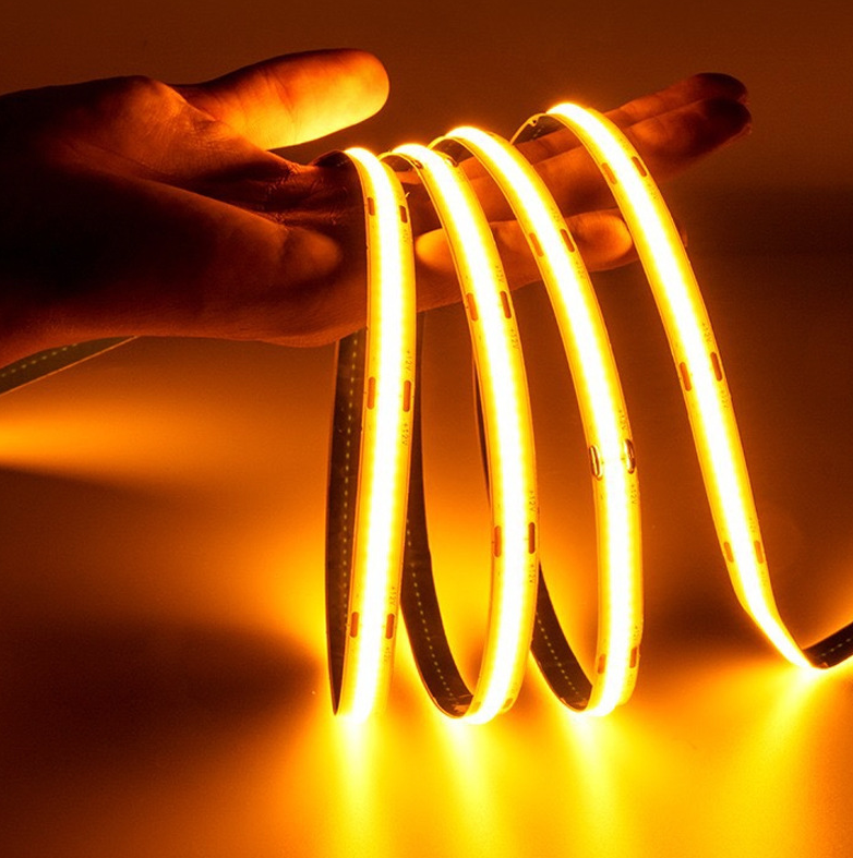 Warm White 3000K FLEXIBLE COB LED STRIP LIGHTS - Eledtric