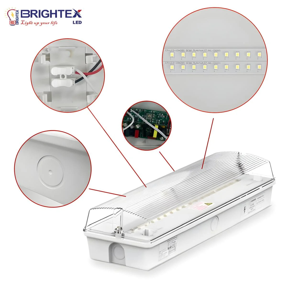 Eledtric - LED Emergency Lights 6500k, Cool White