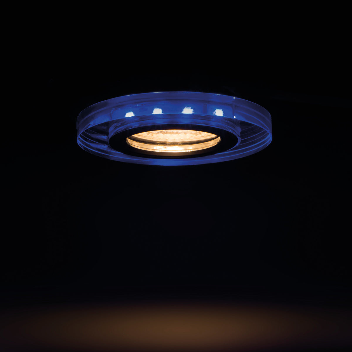 Eledtric - Ceiling-mounted Decorative LED Fitting Circle Spotlight Blue