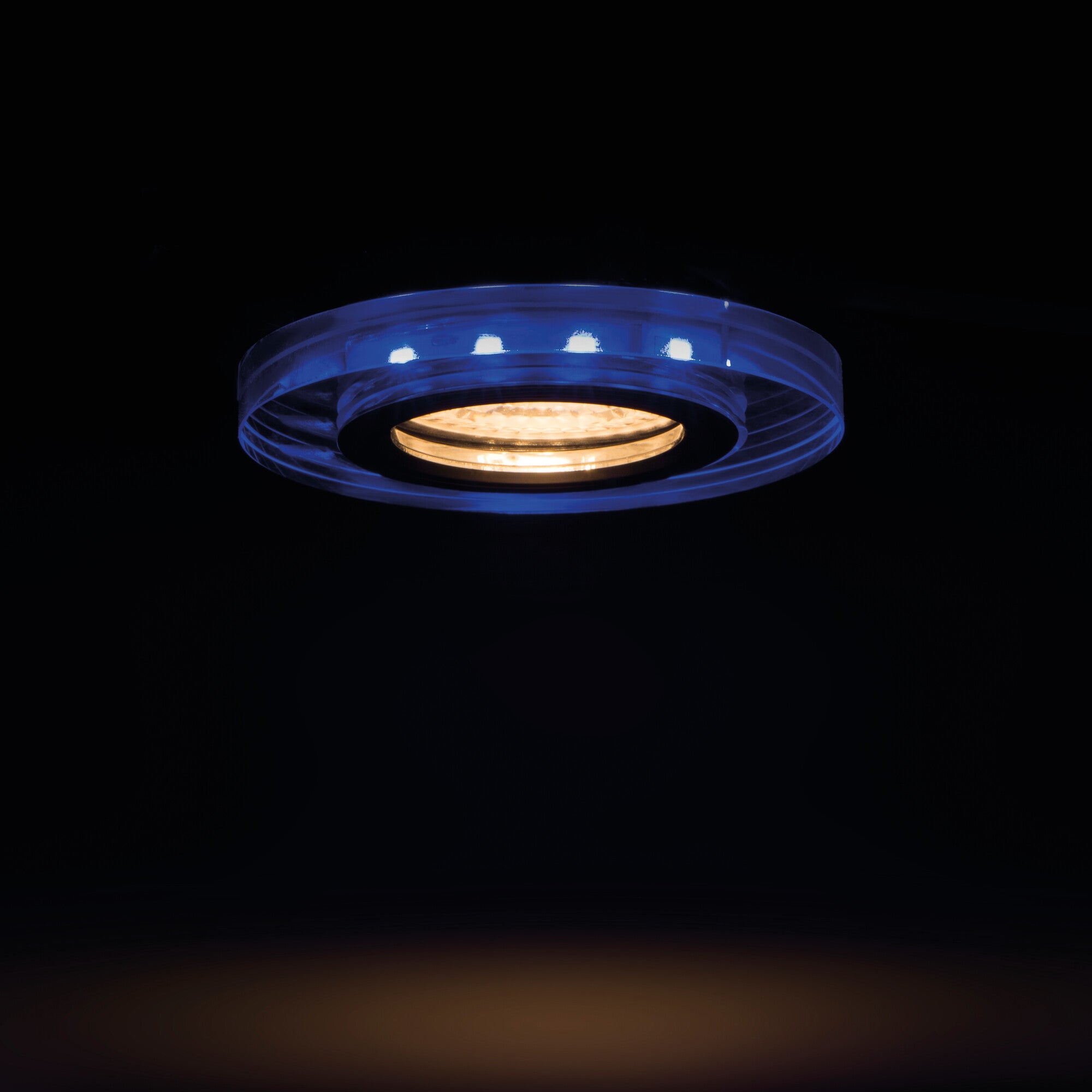 Eledtric - Ceiling-mounted Decorative LED Fitting Circle Spotlight Blue