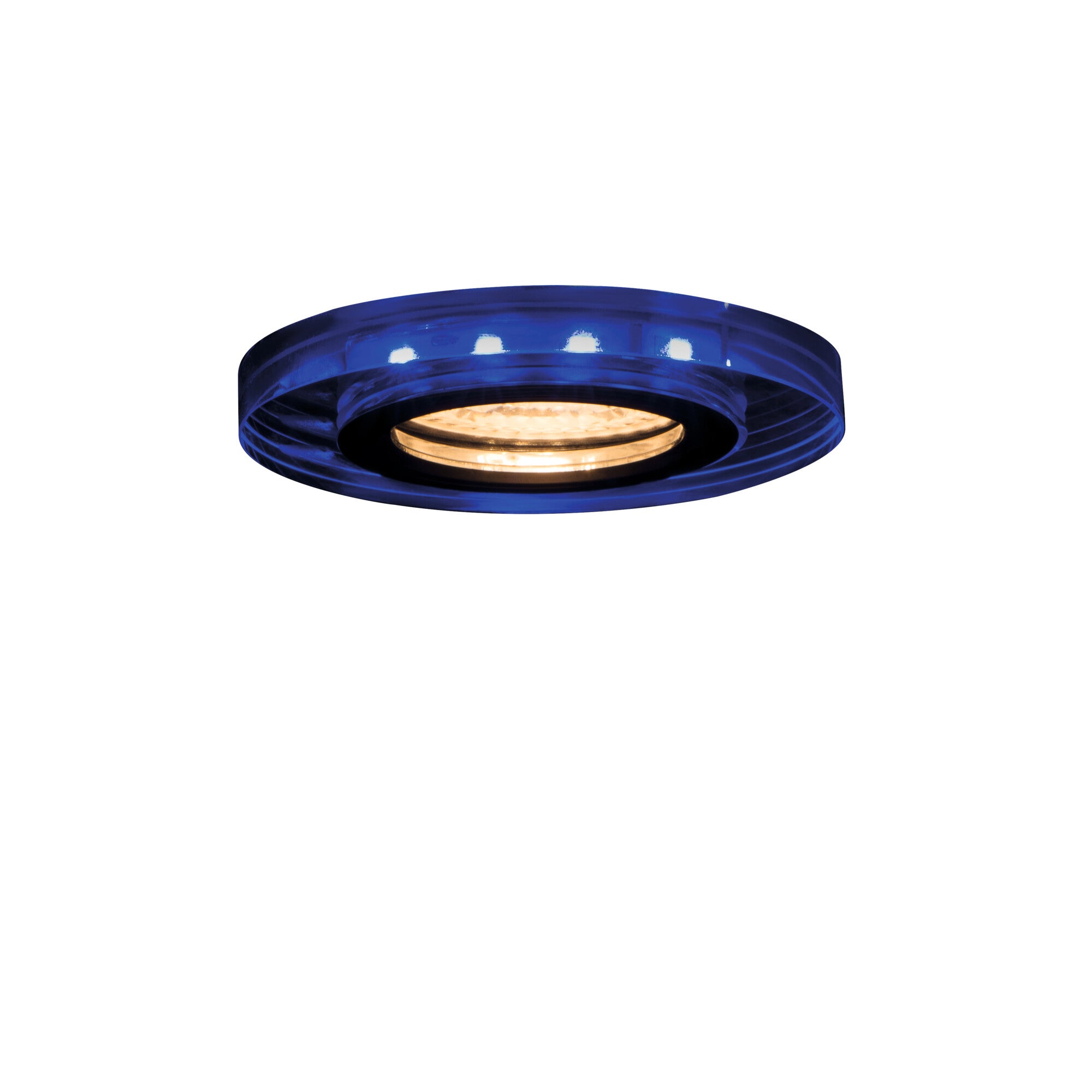 Eledtric - Ceiling-mounted Decorative LED Fitting Circle Spotlight Blue