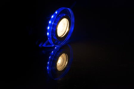 Eledtric - Ceiling-mounted Decorative LED Fitting Circle Spotlight Blue