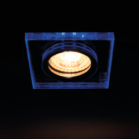 Eledtric - Ceiling-mounted Decorative LED Fitting Square Spotlight BLUE