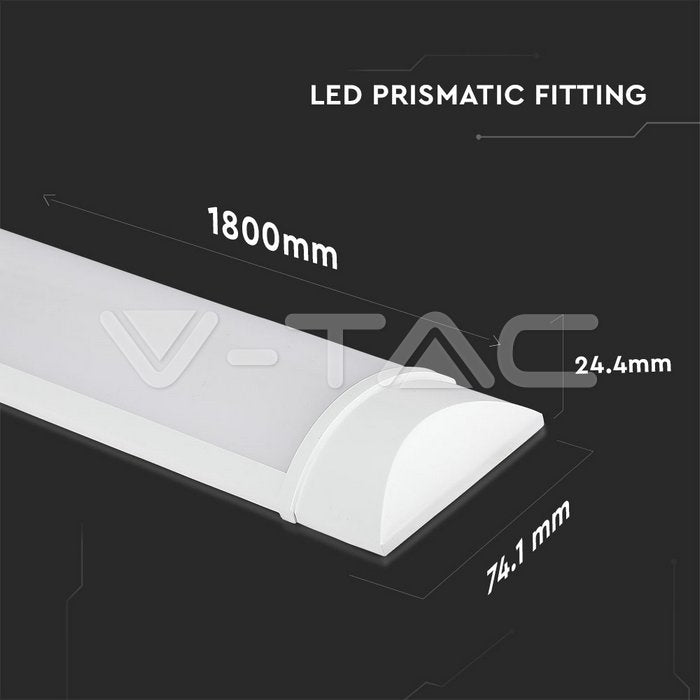 Eledtric - 60W LED Grill Fitting SAMSUNG Chip 180cm 120 lm/Watt 6400K