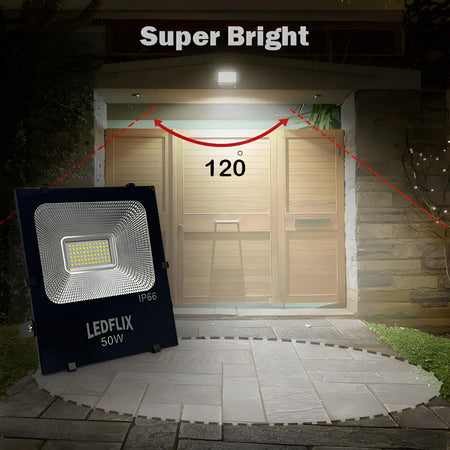 LED Floodlights IP66, 50W with Cold White