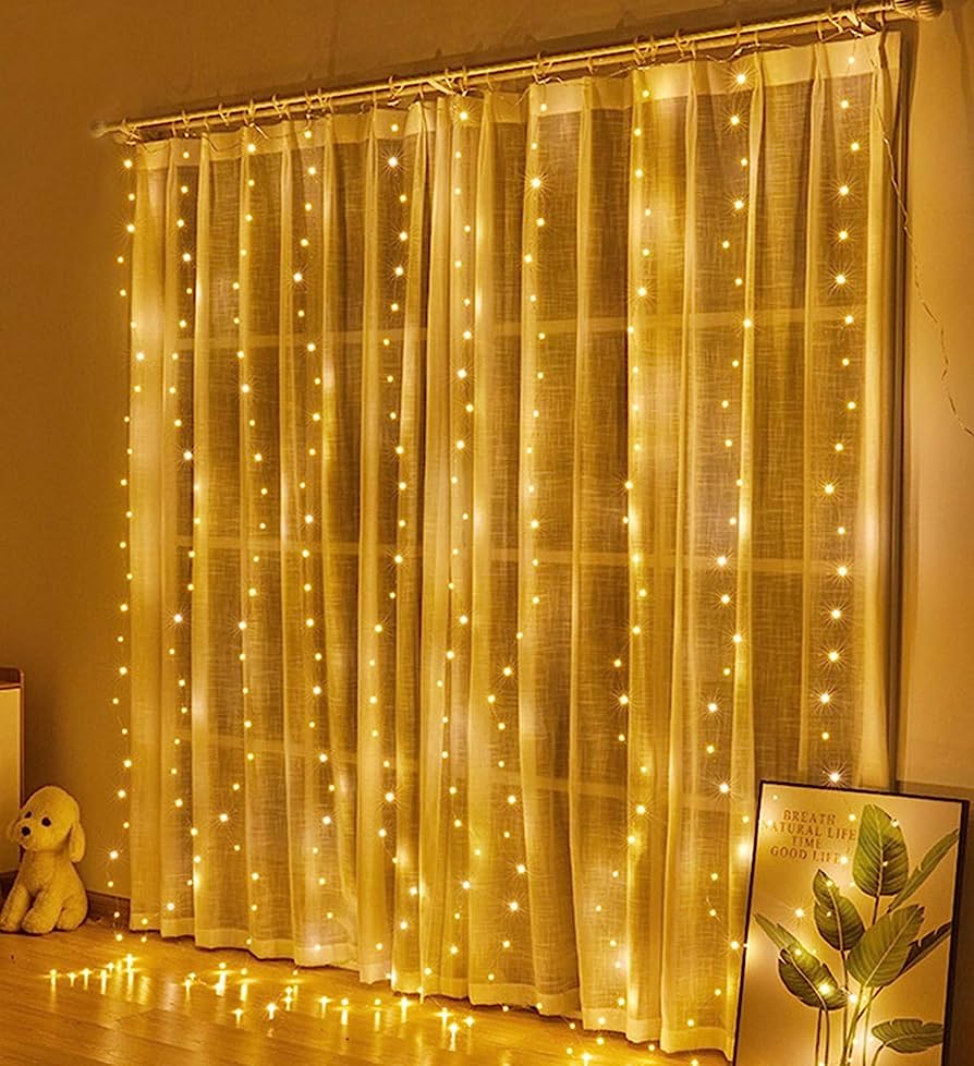 Eledtric - Color Changing Curtain String 200 LEDS 2M USB Strip Lights