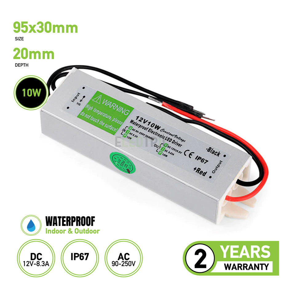 Eledtric - Waterproof IP67  Electronic LED Driver  For LED Lighting