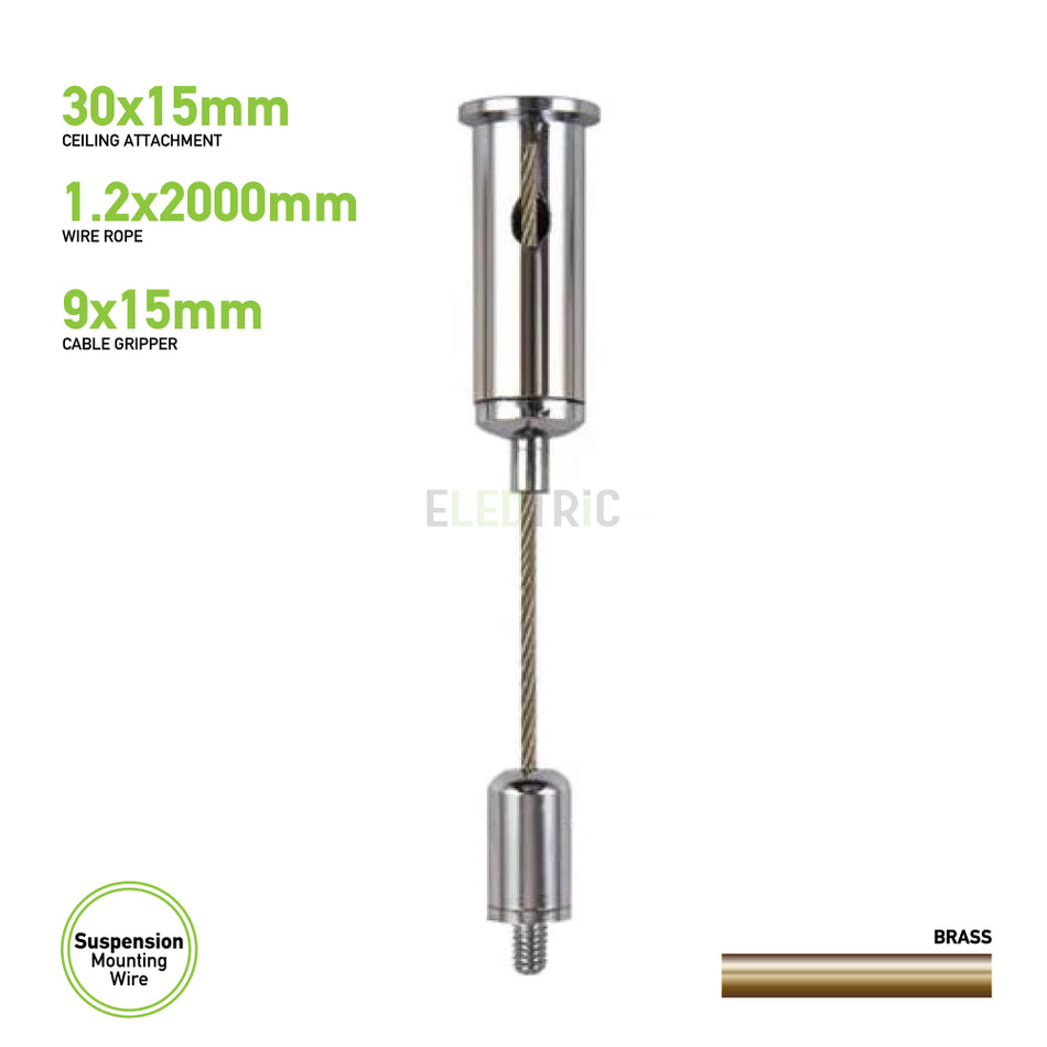 durable led panel suspension mounting kit