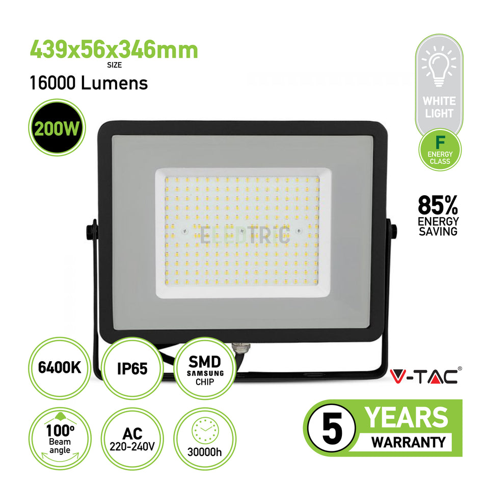 Eledtric - SMD Black Body Floodlight - Flood & Light Spots