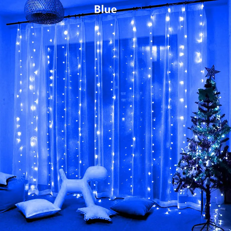 Curtain String 200 LEDS 2 X 2M Strip Lights - Eledtric