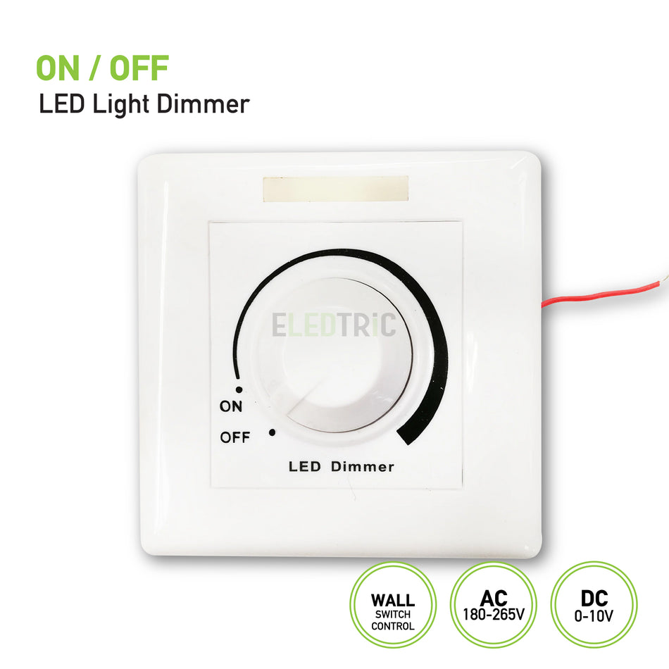 Eledtric - Dimmer Switches - LED Light Dimmer Wall Switch Control 