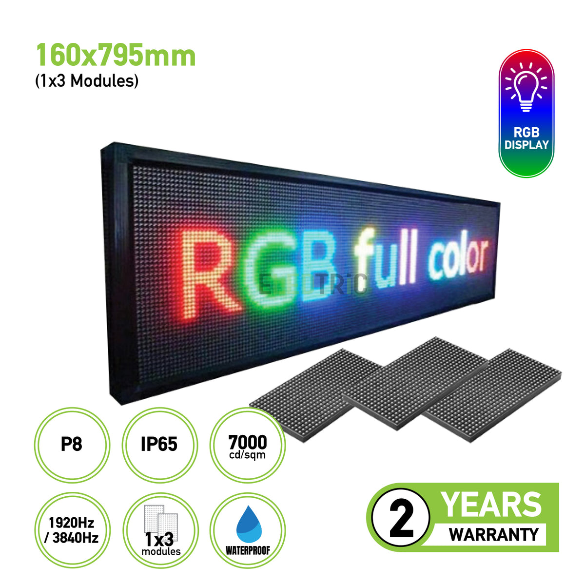 P8 Full Colour Digital Signs