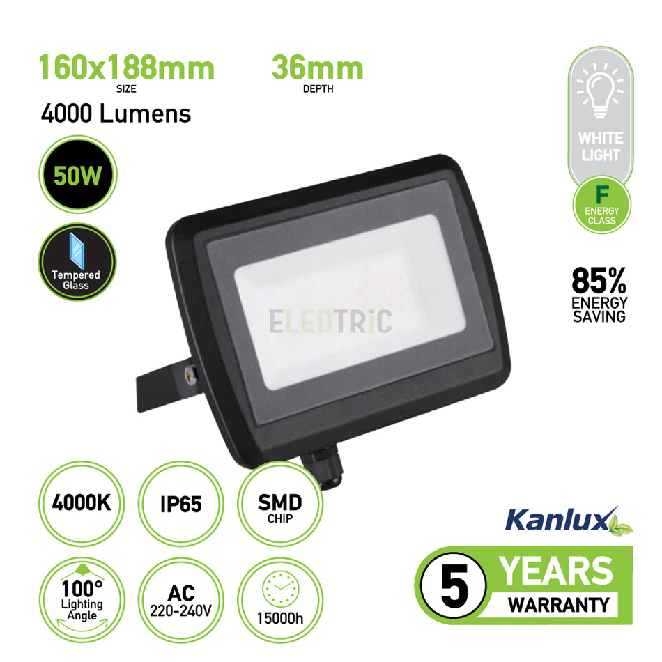 LED floodlight ANTEM LED 50W-NW B