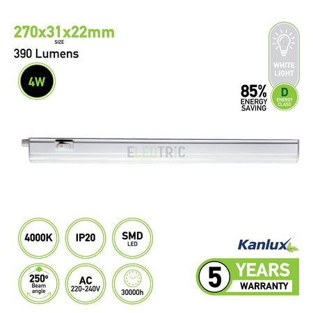 Eledtric - Kanlux LED under cabinet fitting LINUS LED