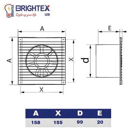  Timer Extractor Fans for Bathroom, 4 Inch,100mm